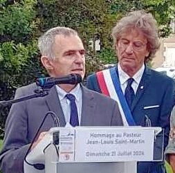 Discours du 21 Juillet à l’occasion de l’hommage au pasteur Jean Saint-Martin